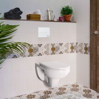 Подвесной унитаз Berges Gamma белый 081105 сиденье Gamma микролифт быстросъёмное